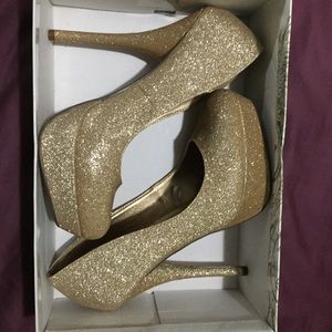 Forever 21 glitter heels